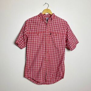 CLEARANCE! Men’s Red G.H. Bass Button Down Size S EUC